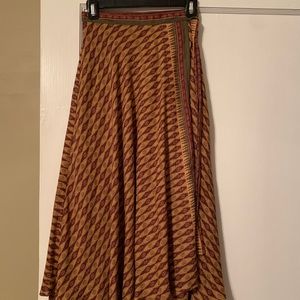 Free people wrap skirt